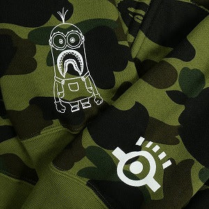 A BATHING APE ア ベイシング エイプ XMINIONS 1ST CAMO Shark Full Zip Hoodie ジップパーカー カーキ Size 【L】 【新古品・未使用品】 20822108