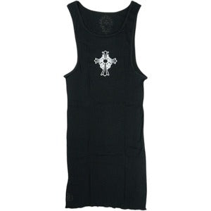 CHROME HEARTS クロム・ハーツ HAIRY CROSS RIB TANK WHITE タンクトップ 黒 Size 【L】 【新古品・未使用品】 20822169