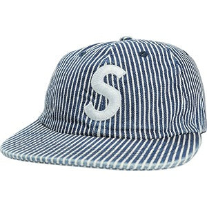 SUPREME シュプリーム 17SS Washed Denim S Logo 6-Panel Cap キャップ 青 Size 【フリー】 【中古品-ほぼ新品】 20822257