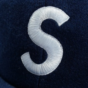 SUPREME シュプリーム 17AW Wool S Logo 6-Panel Cap Navy キャップ 紺 Size 【フリー】 【中古品-非常に良い】 20822258