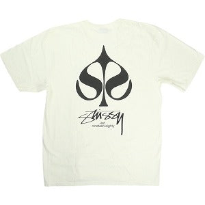 STUSSY ステューシー 25SS SPADE TEE PIGMENT DYED NATURAL Tシャツ 白 Size 【L】 【新古品・未使用品】 20822312