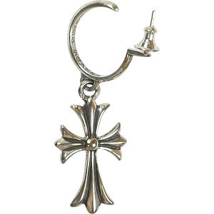 CHROME HEARTS クロム・ハーツ CROSS HOOP ERNG SILVER ピアス 銀 Size 【フリー】 【新古品・未使用品】 20822375