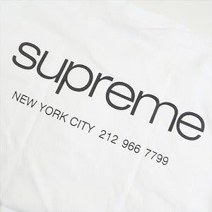 SUPREME シュプリーム 23AW NYC Tee White Tシャツ 白 Size 【S】 【新古品・未使用品】 20822394