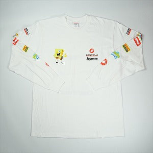 SUPREME シュプリーム ×SpongeBob SquarePants ×Castelli 25SS Racing L/S Tee White ロンT 白 Size 【L】 【中古品-ほぼ新品】 20822401