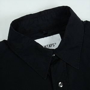 WTAPS ダブルタップス 18AW CLUTCH SHIRT. COTTON TYPEWRITER 長袖シャツ 黒 Size 【S】 【中古品-良い】 20822438