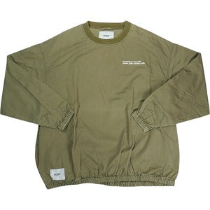 WTAPS ダブルタップス 18SS SMOCK JACKET. COTTON. SATIN プルオーバージャケット カーキ Size 【M】 【中古品-良い】 20822440