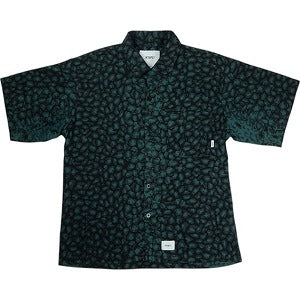 WTAPS ダブルタップス 21SS NIGHT VISION SS COTTON. SATIN. CAMO 半袖シャツ 緑 Size 【M】 【中古品-良い】 20822443