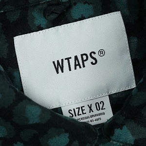 WTAPS ダブルタップス 21SS NIGHT VISION SS COTTON. SATIN. CAMO 半袖シャツ 緑 Size 【M】 【中古品-良い】 20822443