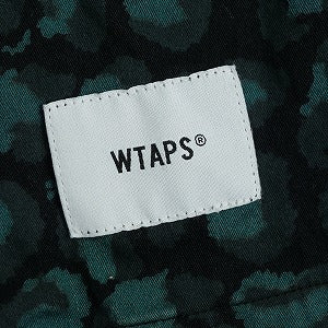 WTAPS ダブルタップス 21SS NIGHT VISION SS COTTON. SATIN. CAMO 半袖シャツ 緑 Size 【M】 【中古品-良い】 20822443
