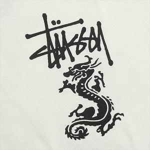 STUSSY ステューシー 25SS DOUBLE DRAGON PIGMENT DYED NATURAL Tシャツ 白 Size 【M】 【新古品・未使用品】 20822470