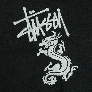 STUSSY ステューシー 25SS DOUBLE DRAGON PIGMENT DYED BLACK Tシャツ 黒 Size 【L】 【新古品・未使用品】 20822473