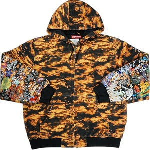 SUPREME シュプリーム 25SS AOI Embroidered Hooded Work Jacket Flames ジャケット オレンジ Size 【S】 【新古品・未使用品】 20822515