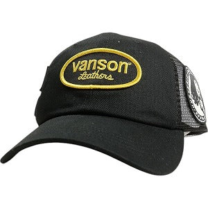 SUPREME シュプリーム ×HYSTERIC GLAMOUR×VANSON 24AW Leathers Mesh Back 6-Panel Black メッシュキャップ 黒 Size 【フリー】 【新古品・未使用品】 20822544