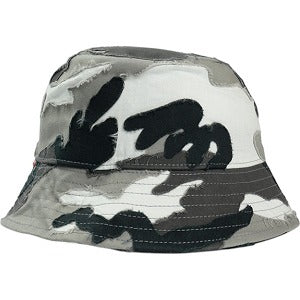 SUPREME シュプリーム 25SS Layered Camo Crusher Snow Camo ハット 灰 Size 【S/M】 【新古品・未使用品】 20822715