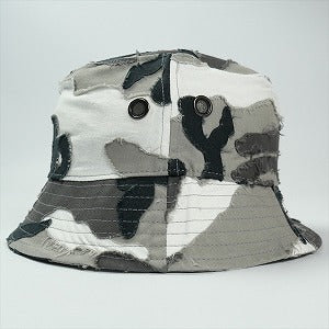 SUPREME シュプリーム 25SS Layered Camo Crusher Snow Camo ハット 灰 Size 【S/M】 【新古品・未使用品】 20822715
