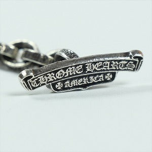 CHROME HEARTS クロム・ハーツ 1 CLIP SCROLL LABEL CATCH PAPER CHAIN I20 SILVERウォレットチェーン 銀 Size 【フリー】 【新古品・未使用品】 20822784