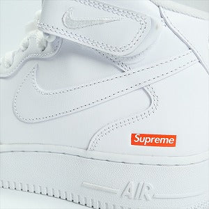 SUPREME シュプリーム ×NIKE ナイキ AIR FORCE 1 MID FZ8784-100 スニーカー 白 Size 【27.0cm】 【中古品-ほぼ新品】 20822817