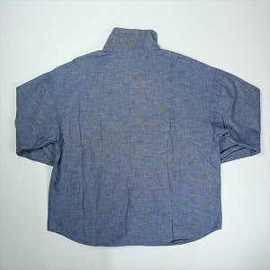 TENDERLOIN テンダーロイン HIGH NECK CHAMBRAY SHT BLUE 長袖シャツ 青 Size 【L】 【中古品-良い】 20822864