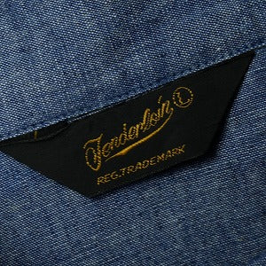 TENDERLOIN テンダーロイン HIGH NECK CHAMBRAY SHT BLUE 長袖シャツ 青 Size 【L】 【中古品-良い】 20822864