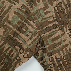 TENDERLOIN テンダーロイン COTTON SHT PRINT AS S/S BROWN 半袖シャツ 茶 Size 【L】 【中古品-良い】 20822865