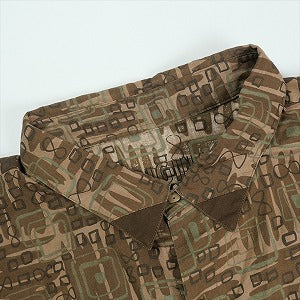 TENDERLOIN テンダーロイン COTTON SHT PRINT AS S/S BROWN 半袖シャツ 茶 Size 【L】 【中古品-良い】 20822865