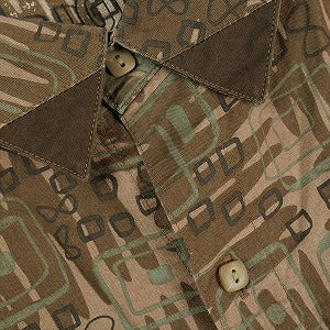 TENDERLOIN テンダーロイン COTTON SHT PRINT AS S/S BROWN 半袖シャツ 茶 Size 【L】 【中古品-良い】 20822865