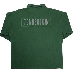 TENDERLOIN テンダーロイン MOSS STITCH 3/4 POLO GREEN ポロシャツ 緑 Size 【L】 【中古品-良い】 20822866