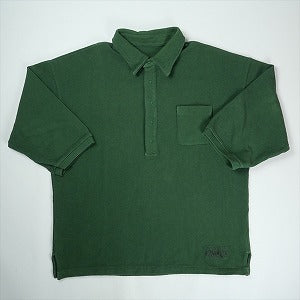 TENDERLOIN テンダーロイン MOSS STITCH 3/4 POLO GREEN ポロシャツ 緑 Size 【L】 【中古品-良い】 20822866