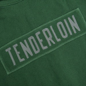 TENDERLOIN テンダーロイン MOSS STITCH 3/4 POLO GREEN ポロシャツ 緑 Size 【L】 【中古品-良い】 20822866