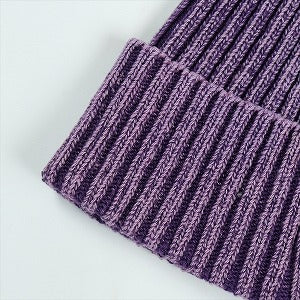 SUPREME シュプリーム 21SS Bleached Rib Beanie Purple ビーニー 紫 Size 【フリー】 【新古品・未使用品】 20822946