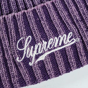 SUPREME シュプリーム 21SS Bleached Rib Beanie Purple ビーニー 紫 Size 【フリー】 【新古品・未使用品】 20822946