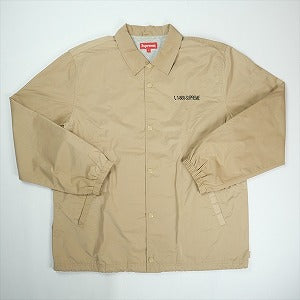 SUPREME シュプリーム 19AW 1-800 Coaches Jacket Tan コーチジャケット 茶 Size 【L】 【中古品-ほぼ新品】 20822947