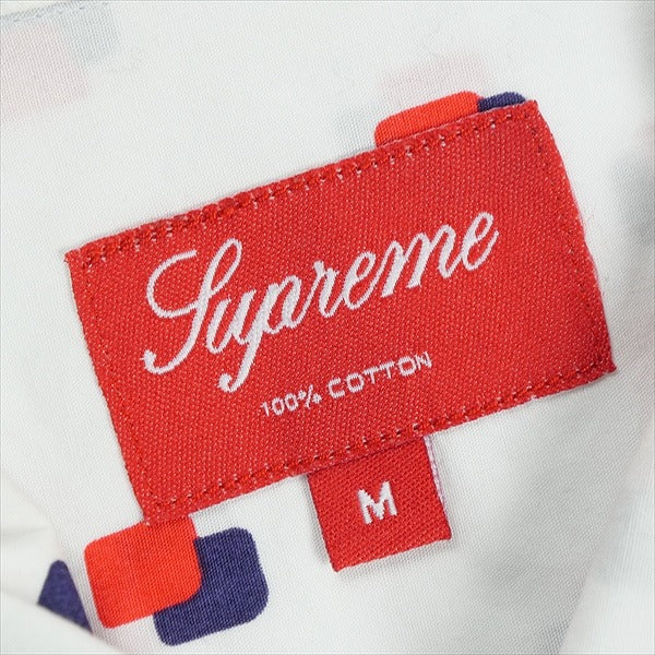 SUPREME シュプリーム 13SS Squares Shirt White 半袖シャツ 白 Size 【M】 【中古品-ほぼ新品】 20822948