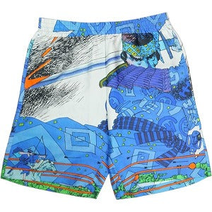 SUPREME シュプリーム 23SS Ronin Silk Short Blue ショーツ 青 Size 【S】 【中古品-ほぼ新品】 20822950