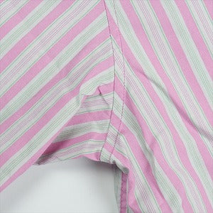 SUPREME シュプリーム 24SS Loose Fit Multi Stripe S/S Shirt Blue 半袖シャツ ピンク Size 【L】 【中古品-非常に良い】 20822957