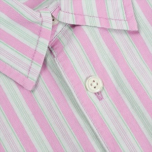 SUPREME シュプリーム 24SS Loose Fit Multi Stripe S/S Shirt Blue 半袖シャツ ピンク Size 【L】 【中古品-非常に良い】 20822957