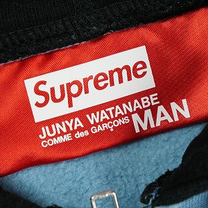 SUPREME シュプリーム ×JUNYA WATANABE COMME des GARCONS MAN 21AW Zip up Hooded Sweatshirt パーカー 水色 Size 【L】 【中古品-良い】 20822958