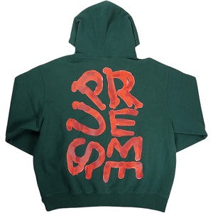SUPREME シュプリーム 24SS Paint Hooded Sweatshirt Dark Green スウェットパーカー 緑 Size 【XL】 【中古品-良い】 20822974