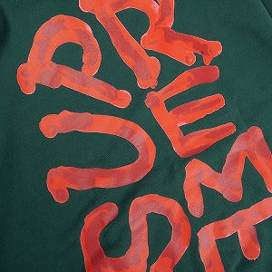 SUPREME シュプリーム 24SS Paint Hooded Sweatshirt Dark Green スウェットパーカー 緑 Size 【XL】 【中古品-良い】 20822974