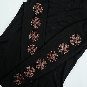 CHROME HEARTS クロム・ハーツ HALF ZIP MEX LS JERSEY BLACK メッシュジャージ 黒 Size 【M】 【中古品-良い】 20822990