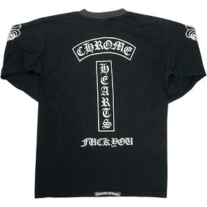 CHROME HEARTS クロム・ハーツ BAR LOGO FUCK YOU LS T-SHIRT BLACK ロンT オールド 黒 Size 【M】 【中古品-可】 20822991