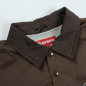 SUPREME シュプリーム 25SS Crest Coaches Jacket Brown コーチジャケット 茶 Size 【L】 【中古品-ほぼ新品】 20823018