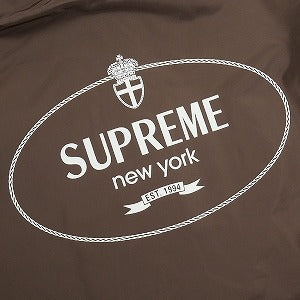 SUPREME シュプリーム 25SS Crest Coaches Jacket Brown コーチジャケット 茶 Size 【L】 【中古品-ほぼ新品】 20823018