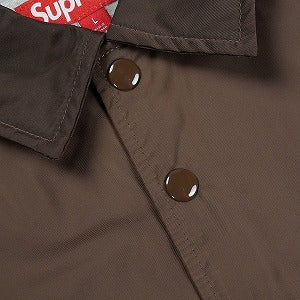 SUPREME シュプリーム 25SS Crest Coaches Jacket Brown コーチジャケット 茶 Size 【L】 【中古品-ほぼ新品】 20823018