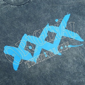 TENDERLOIN テンダーロイン TEE ACID WASH XXX Tシャツ 紺 Size 【L】 【中古品-非常に良い】 20823026