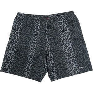 SUPREME シュプリーム 15SS Leopard Water Short Black ウォーターショーツ 黒 Size 【M】 【中古品-非常に良い】 20823040