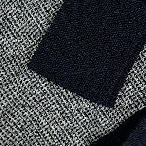 At Last ＆ Co アットラスト/BUTCHER PRODUCTS ブッチャープロダクツ 2TONE KNIT CARDIGAN NAVY カーディガン 紺 Size 【38】 【新古品・未使用品】 20823056