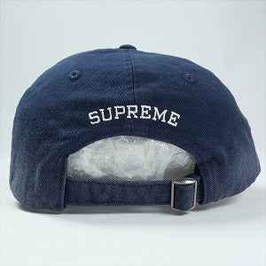 SUPREME シュプリーム 25SS Leather Applique 6-Panel Navy キャップ 紺 Size 【フリー】 【新古品・未使用品】 20823063