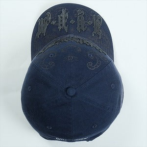 SUPREME シュプリーム 25SS Leather Applique 6-Panel Navy キャップ 紺 Size 【フリー】 【新古品・未使用品】 20823063