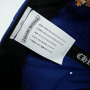 CHROME HEARTS クロム・ハーツ HAT 5 PNL CAP BSBL BLUE/ORANGE ベースボールキャップ 青 Size 【フリー】 【中古品-非常に良い】 20823114